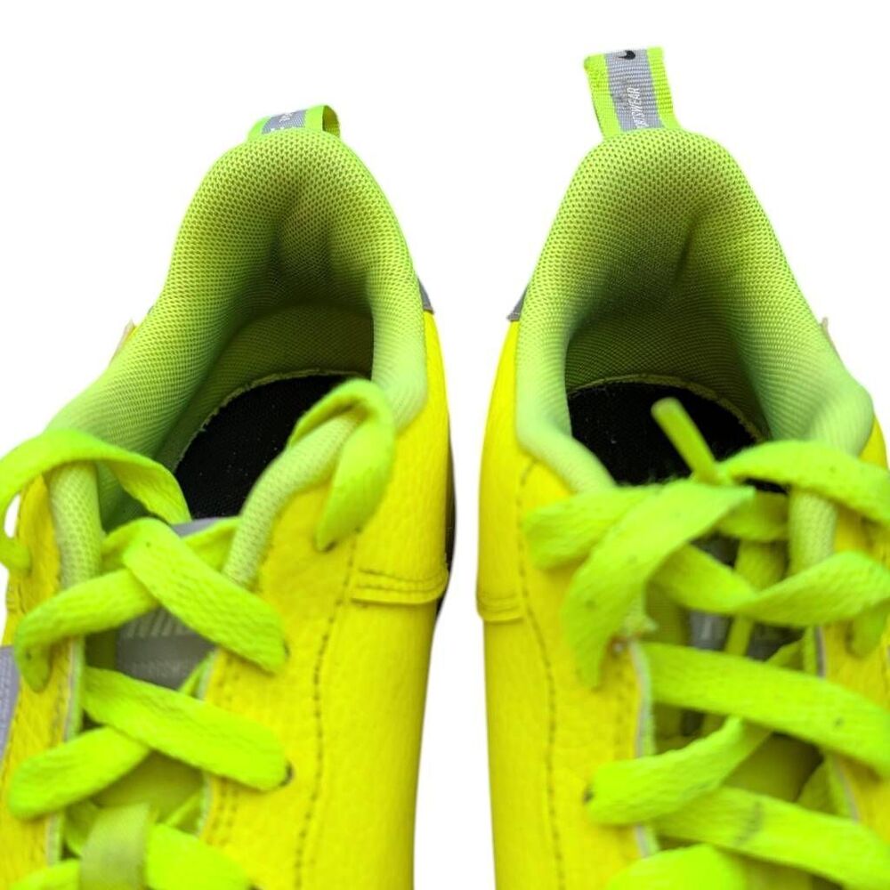 Nike Air Force 1 LV8 Utility Volt Sneakers Size 7Y AR1708-700‎ Neon Green Shoes - Picture 7 of 10